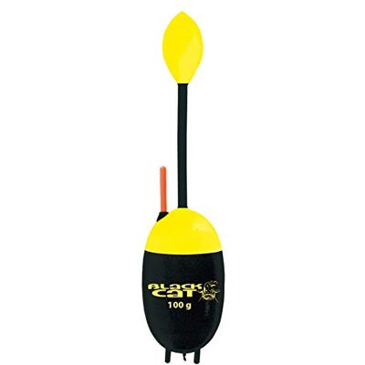 Black Cat 100 g de flotteur de poisson-chat, noir/jaune, 100 g Black Cat 100 g de flotteur de poisson-chat, noir/jaune, 100 g