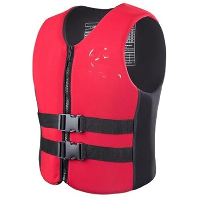 XNEOPP Gilet de pêche à la mouche pour Adultes et Enfants Construction Renforcée Coton Perle pour Exploration Ruisseau Navigation Rivière Pêche Eau Douce(Red,3XL) XNEOPP Gilet de pêche à la mouche pour Adultes et Enfants Construction Renforcée Coton Perle pour Exploration Ruisseau Navigation Rivière Pêche Eau Douce(Red,3XL)
