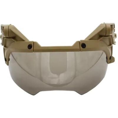 DYCZMALQ Lunettes tactiques réglables pour casque d'airsoft à rabat Accessoire pour casque rapide Pour jeux de chasse Airsoft CS (T) DYCZMALQ Lunettes tactiques réglables pour casque d'airsoft à rabat Accessoire pour casque rapide Pour jeux de chasse Airsoft CS (T)