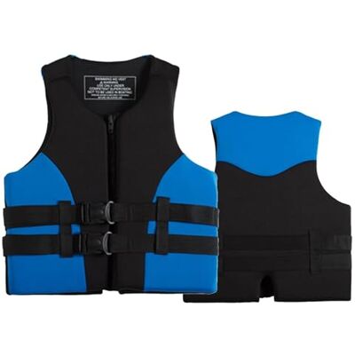 XNEOPP Gilet de Pêche à la Mouche Rembourrage Élastique Durable Design Fermeture Latérale pour Angling Rivière Pêche Ruisseau Loisirs Extérieurs(Blue,3XL) XNEOPP Gilet de Pêche à la Mouche Rembourrage Élastique Durable Design Fermeture Latérale pour Angling Rivière Pêche Ruisseau Loisirs Extérieurs(Blue,3XL)