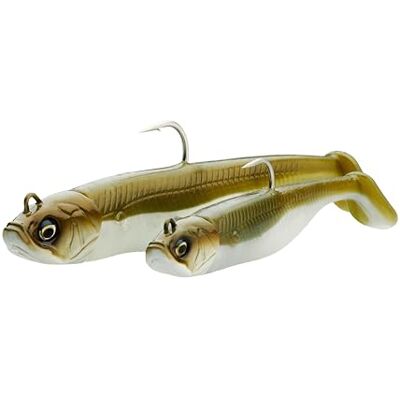 Savage Gear Savage Minnow Levendig schoppende actie, staand ontwerp, ideaal voor zoet- en zoutwatervissers, perfect voor roofvissen zoals snoek, baars en snoekbaars Blauw Parel Zilver 12,5 cm Savage Gear Savage Minnow Levendig schoppende actie, staand ontwerp, ideaal voor zoet- en zoutwatervissers, perfect voor roofvissen zoals snoek, baars en snoekbaars Blauw Parel Zilver 12,5 cm