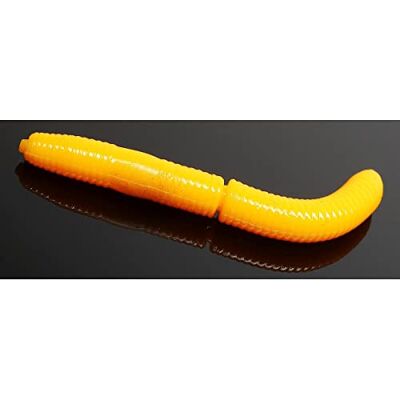 Libra FATTY D'WORM Jaune foncé 6,5 cm 10 pièces Libra FATTY D'WORM Jaune foncé 6,5 cm 10 pièces