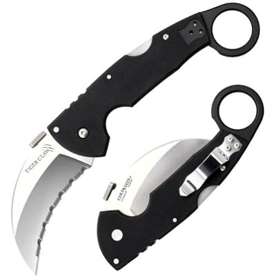 Cold Steel Griffe de tigre Lockback dentelé Cold Steel Griffe de tigre Lockback dentelé