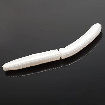 Libra Fatty D'Worm Perle Argent 6.5cm 10 Pièces Libra Fatty D'Worm Perle Argent 6.5cm 10 Pièces