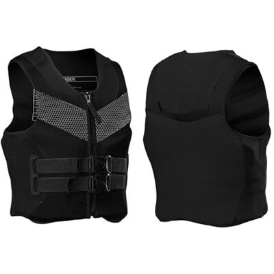 XNEOPP Gilet de Pêche à la Mouche Design Flexible Respirant Coton Perlé pour Lancer en Ruisseau Pêche en Rivière Eau Douce(Black,X-Large) XNEOPP Gilet de Pêche à la Mouche Design Flexible Respirant Coton Perlé pour Lancer en Ruisseau Pêche en Rivière Eau Douce(Black,X-Large)