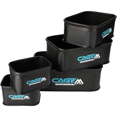Mikado CAGE Acc Box System Eva-Bags Lot de 5 sacs à appâts en EVA pour la pêche, Noir, Boîtes à appâts Mikado CAGE Acc Box System Eva-Bags Lot de 5 sacs à appâts en EVA pour la pêche, Noir, Boîtes à appâts