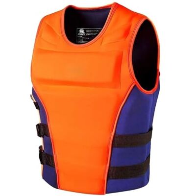 XNEOPP Gilet de Pêche à la Mouche Construction Respirante Flexible Coton Perlé pour Lancer en Ruisseau Pêche en Rivière Eau Douce(Orange,XX-Large) XNEOPP Gilet de Pêche à la Mouche Construction Respirante Flexible Coton Perlé pour Lancer en Ruisseau Pêche en Rivière Eau Douce(Orange,XX-Large)