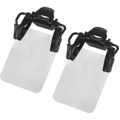 DONGKER Lot de 2 paires de lunettes de tir à angle réglable à 180 ° pour entraînement sportif, tir DONGKER Lot de 2 paires de lunettes de tir à angle réglable à 180 ° pour entraînement sportif, tir