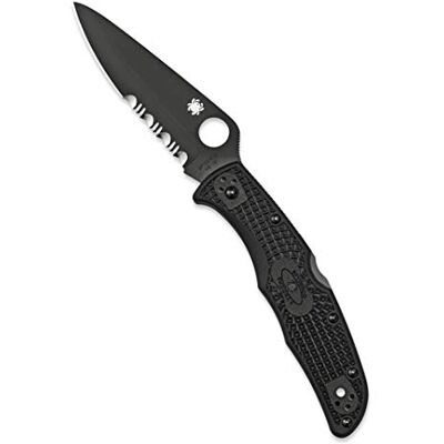 Spyderco Mixte Adulte, Couteau de Poche Endura 4 Lockback, Lame: 9.5 cm, Noir, Couteau Pliant, Partie Dentelée, Clip de Poche Multicolore, Normal Spyderco Mixte Adulte, Couteau de Poche Endura 4 Lockback, Lame: 9.5 cm, Noir, Couteau Pliant, Partie Dentelée, Clip de Poche Multicolore, Normal