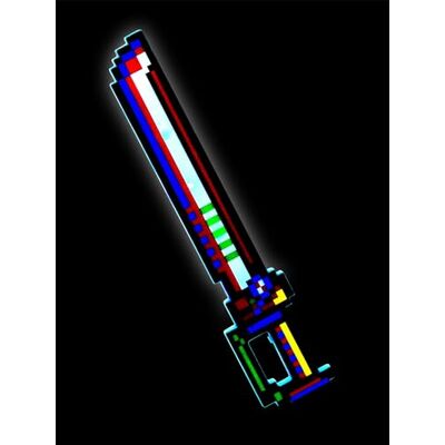 Smiffys 53303 Épée de découpe lumineuse LED 55,9 cm, unisexe, pour enfants, multicolore, taille unique Smiffys 53303 Épée de découpe lumineuse LED 55,9 cm, unisexe, pour enfants, multicolore, taille unique