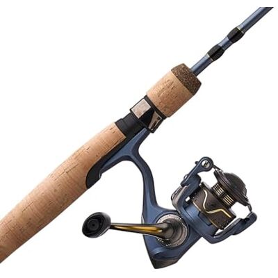 Pflueger Ensemble moulinet et canne President de 1,4 m, ultra léger, 2 pièces en graphite, bobine en aluminium, taille 20 Pflueger Ensemble moulinet et canne President de 1,4 m, ultra léger, 2 pièces en graphite, bobine en aluminium, taille 20