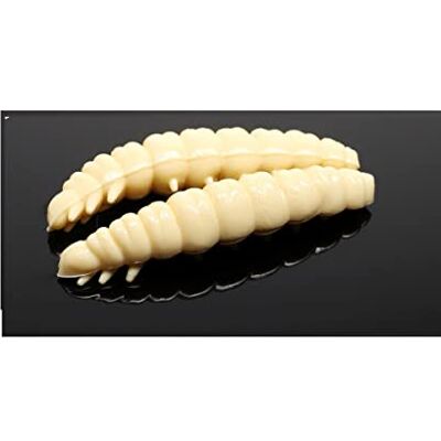 Libra Larva Lot de 35 leurres flottants en caoutchouc pour fromage Libra Larva Lot de 35 leurres flottants en caoutchouc pour fromage