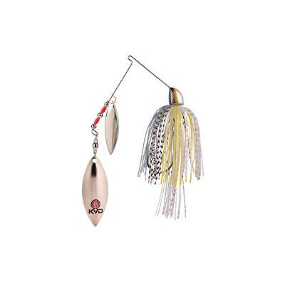Strike King Finesse KVD Spinnerbait, Chrome Sexy Shad, 1/2-Ounce Strike King Finesse KVD Spinnerbait, Chrome Sexy Shad, 1/2-Ounce