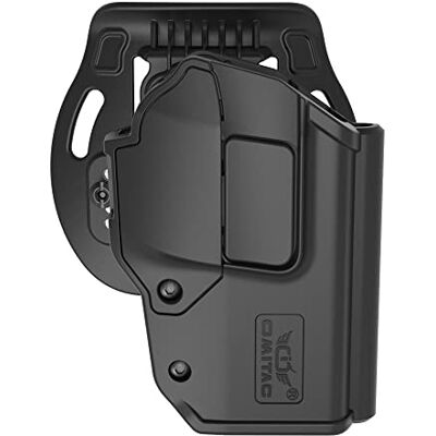 OMITAC Sig p320 Holster, OWB Holster pour Sig Sauer P320 M17 Sig M18 Ceinture extérieure dissimulée Paddle Holster Autolock Niveau de rétention 2 Tactique Gun Holster Noir Polymère Réglable Cant OMITAC Sig p320 Holster, OWB Holster pour Sig Sauer P320 M17 Sig M18 Ceinture extérieure dissimulée Paddle Holster Autolock Niveau de rétention 2 Tactique Gun Holster Noir Polymère Réglable Cant