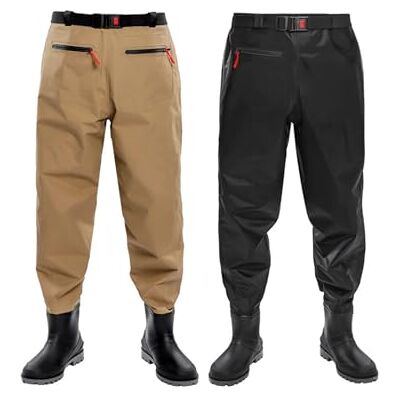 CGRSDSD Cuissardes de pêche pour homme, pantalon de pêche en rivière et lac, vêtements de mer, salopette imperméable et respirante (D, taille 3XL) CGRSDSD Cuissardes de pêche pour homme, pantalon de pêche en rivière et lac, vêtements de mer, salopette imperméable et respirante (D, taille 3XL)