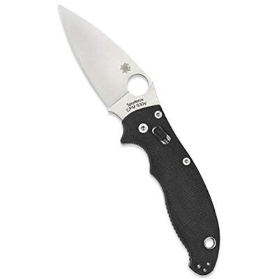 Spyderco SC101GP2 Couteau de Poche Unisexe Adulte, Noir, Taille Unique Spyderco SC101GP2 Couteau de Poche Unisexe Adulte, Noir, Taille Unique