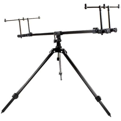 TRAXIS Tri-Clops Support de canne à pêche pour la pêche à la carpe avec 3 cannes Rodpod stable et durable TRAXIS Tri-Clops Support de canne à pêche pour la pêche à la carpe avec 3 cannes Rodpod stable et durable
