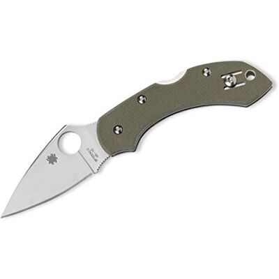Spyderco C28GPFG Dragonfly Foliage Green G-10 Plainedge Couteau de poche unisexe pour adulte Vert 14,1 cm Spyderco C28GPFG Dragonfly Foliage Green G-10 Plainedge Couteau de poche unisexe pour adulte Vert 14,1 cm