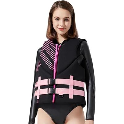 XNEOPP Gilet de Pêche à la Mouche Design Ajustable avec Coton Perlé pour Lancer en Ruisseau et Pêche en Rivière Eau Douce(Pink,S) XNEOPP Gilet de Pêche à la Mouche Design Ajustable avec Coton Perlé pour Lancer en Ruisseau et Pêche en Rivière Eau Douce(Pink,S)