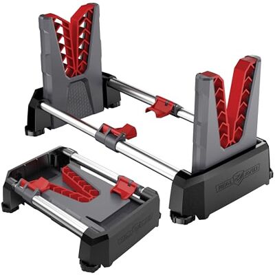 Real Avid Speed Stand Collapsible Design, Adjustable 10" 16" Stand for Cleaning & Maintenance Compact, Portable Range Stand Lightweight Vise Perfect for Hunting Rifles & Shotguns,Red Real Avid Speed Stand Collapsible Design, Adjustable 10" 16" Stand for Cleaning & Maintenance Compact, Portable Range Stand Lightweight Vise Perfect for Hunting Rifles & Shotguns,Red