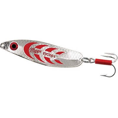 Mepps Syclops Clignotant, argenté/Rouge, 0 (8g) Mepps Syclops Clignotant, argenté/Rouge, 0 (8g)