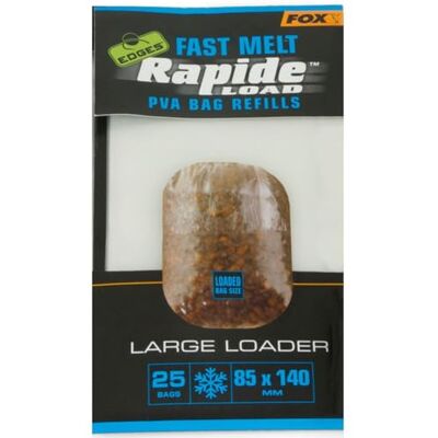Fox Edges Rapide Refills Fast Melt Sac en PVA pour nourrir la carpe et la pêche à la paix, sacs solubles dans l'eau pour nourriture de base Fox Edges Rapide Refills Fast Melt Sac en PVA pour nourrir la carpe et la pêche à la paix, sacs solubles dans l'eau pour nourriture de base