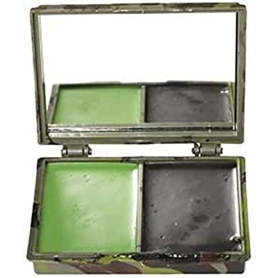 Mil-Tec SET CRÈME DE CAMOUFLAGE NOIR ET VERT AVEC MIROIR Mil-Tec SET CRÈME DE CAMOUFLAGE NOIR ET VERT AVEC MIROIR