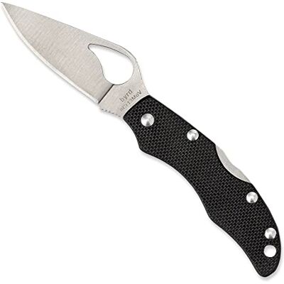 Spyderco Byrd Finch BY11GP2 Couteau 2 avec lame en acier inoxydable 8Cr13MoV et manche G-10 Noir Spyderco Byrd Finch BY11GP2 Couteau 2 avec lame en acier inoxydable 8Cr13MoV et manche G-10 Noir