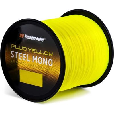 Tandem Baits Steel Mono Fluo Fil de pêche pour carpe Accessoires de pêche en nylon pour gros poissons Tandem Baits Steel Mono Fluo Fil de pêche pour carpe Accessoires de pêche en nylon pour gros poissons