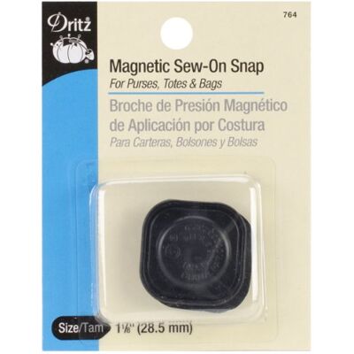 Dritz Snap magnétique carré 1-1/8" 1/pkg-noir, texture Dritz Snap magnétique carré 1-1/8" 1/pkg-noir, texture