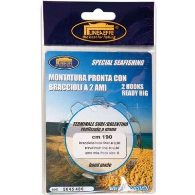 Lineaeffe Bas de Ligne Prêts à Pêcher Bas de Ligne 2 Hameçons Surfcasting et Bateau Taille Hameçon 2 Avançon 0.40 mm Ligne Montée 0.45 mm Montage Pêche Mer Rivière Lineaeffe Bas de Ligne Prêts à Pêcher Bas de Ligne 2 Hameçons Surfcasting et Bateau Taille Hameçon 2 Avançon 0.40 mm Ligne Montée 0.45 mm Montage Pêche Mer Rivière