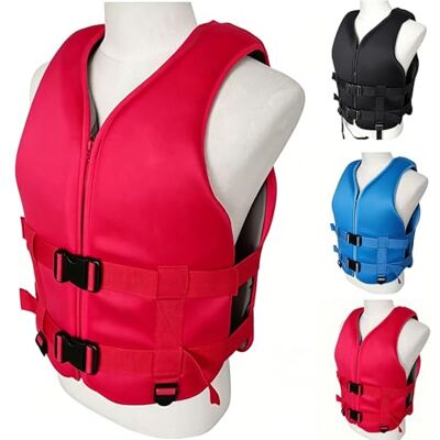 XNEOPP Gilet de Pêche à la Mouche Construction Respirante Adaptable pour Lancer en Ruisseau et Exploration de Rivière Pêche en Eau Douce(Red,L) XNEOPP Gilet de Pêche à la Mouche Construction Respirante Adaptable pour Lancer en Ruisseau et Exploration de Rivière Pêche en Eau Douce(Red,L)
