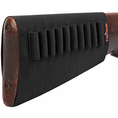 TOURBON Manchon de munition élastique porte-cartouche Buttstock 10 boucles pour la chasse TOURBON Manchon de munition élastique porte-cartouche Buttstock 10 boucles pour la chasse