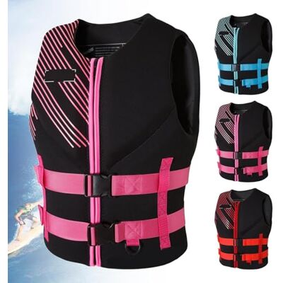 XNEOPP Gilet de pêche à la mouche Sangle Réglable Tissu Élastique Design Enveloppant pour Rivière Lac Ruisseau Angling Plein Air(Pink,M50-60KG) XNEOPP Gilet de pêche à la mouche Sangle Réglable Tissu Élastique Design Enveloppant pour Rivière Lac Ruisseau Angling Plein Air(Pink,M50-60KG)