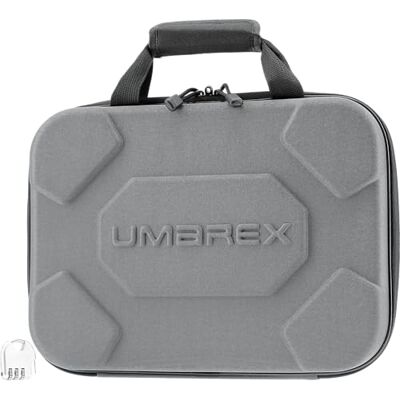 Umarex Étui de pistolet en mousse EVA rigide 35,6 cm avec insert de mousse alvéolée et serrure à combinaison, gris Umarex Étui de pistolet en mousse EVA rigide 35,6 cm avec insert de mousse alvéolée et serrure à combinaison, gris