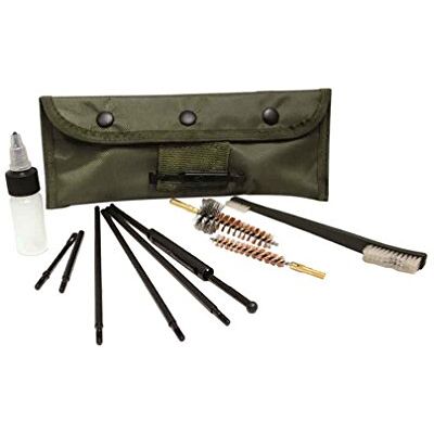 Mil-Tec Kit de nettoyage d'armes à feu 16171250 Olive Taille unique Mil-Tec Kit de nettoyage d'armes à feu 16171250 Olive Taille unique