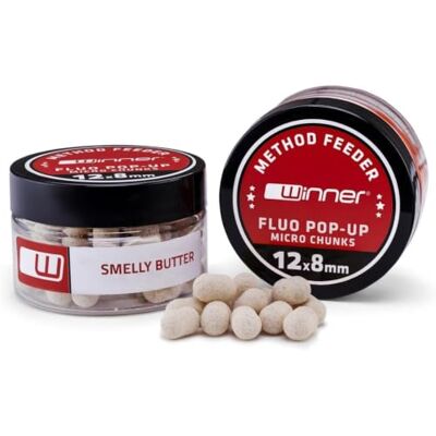 Tandem Baits Method Feeder Fluo Pop Up Micro Chunks Poisson secret pour la pêche à la carpe Pour pêche à la carpe 20 g Tandem Baits Method Feeder Fluo Pop Up Micro Chunks Poisson secret pour la pêche à la carpe Pour pêche à la carpe 20 g