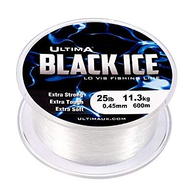ULTIMA Black Ice Fil de pêche Sea Strong Cristal 0,45 mm 11,4 kg Unisexe ULTIMA Black Ice Fil de pêche Sea Strong Cristal 0,45 mm 11,4 kg Unisexe