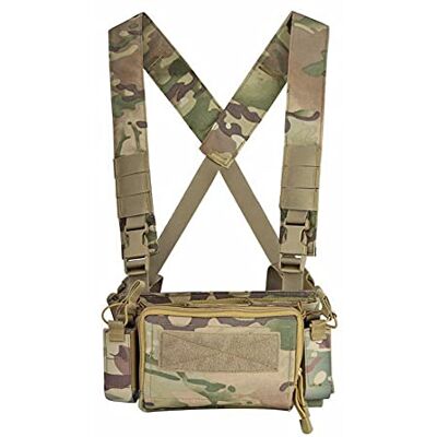 OAREA Camouflage Veste Tactique À Libération Rapide Airsoft Ammo Poitrine Rig 5.56 9mm Magazine Carrier Combat Tactique Militaire OAREA Camouflage Veste Tactique À Libération Rapide Airsoft Ammo Poitrine Rig 5.56 9mm Magazine Carrier Combat Tactique Militaire