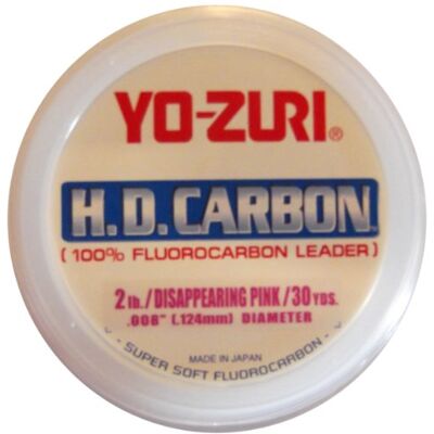 Yo-Zuri H.D. Fluorocarbone Ligne de plomb 2,7 kg Rose 2,7 m Yo-Zuri H.D. Fluorocarbone Ligne de plomb 2,7 kg Rose 2,7 m