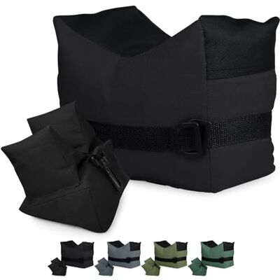 Feyachi Coussin d'arme, protection avant et arrière, sac de repos pour fusil de chasse, kit de protection de tir Exercices de plein air Feyachi Coussin d'arme, protection avant et arrière, sac de repos pour fusil de chasse, kit de protection de tir Exercices de plein air