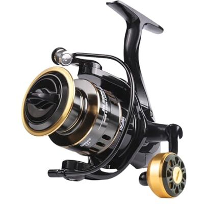 Whoasyst Moulinet de pêche à poignée interchangeable HE1000-7000 5.2:1 Rapport d'engrenage 10 kg Whoasyst Moulinet de pêche à poignée interchangeable HE1000-7000 5.2:1 Rapport d'engrenage 10 kg