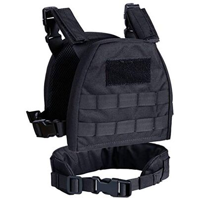 OAREA Gilet de chasse en plein air pour enfants Mini gilet tactique airsoft avec ceinture de patrouille Gilet de combat Molle XS/S pour enfants de 2 à 6 ans OAREA Gilet de chasse en plein air pour enfants Mini gilet tactique airsoft avec ceinture de patrouille Gilet de combat Molle XS/S pour enfants de 2 à 6 ans