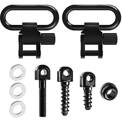 GUGULUZA Kit de montage pour élingue de pistolet, rotatif à démontage rapide de 2,5 cm et jeu de vis GUGULUZA Kit de montage pour élingue de pistolet, rotatif à démontage rapide de 2,5 cm et jeu de vis