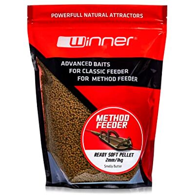 Tandem Baits Method Feeder Ready Soft Pellet Pellets de beurre malodorant Pêche à la carpe sans effort Leurre pour la pêche des gros poissons Accessoire de carpe pour professionnels et amateurs de pêche 2 mm 1 kg Tandem Baits Method Feeder Ready Soft Pellet Pellets de beurre malodorant Pêche à la carpe sans effort Leurre pour la pêche des gros poissons Accessoire de carpe pour professionnels et amateurs de pêche 2 mm 1 kg