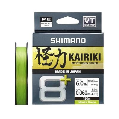 SHIMANO Line Kairiki 8+ 150m 0.20mm 16.0kg M. Green SHIMANO Line Kairiki 8+ 150m 0.20mm 16.0kg M. Green