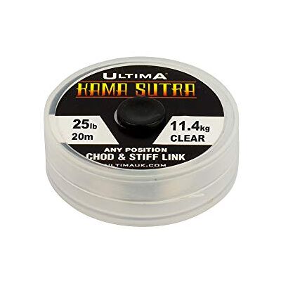 ULTIMA Kama Sutra Chod and Stiff Link Bobine de 20 m Transparent 11,4 kg ULTIMA Kama Sutra Chod and Stiff Link Bobine de 20 m Transparent 11,4 kg