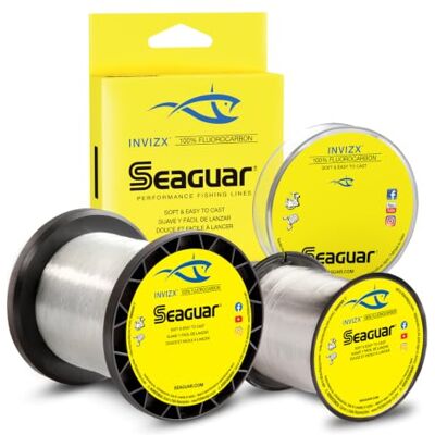 Seaguar Ligne de pêche Invizx 100% fluorocarbone 900 m Seaguar Ligne de pêche Invizx 100% fluorocarbone 900 m