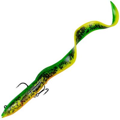 Savage Gear 4D Real Eel Poisson en caoutchouc en forme d'anguille pour brochet Savage Gear 4D Real Eel Poisson en caoutchouc en forme d'anguille pour brochet