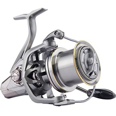 HAUT TON Spinning Reel 8000/9000/10000/12000/14000,17+1BB Graphite Frame Surf Fishing Reels,4.8:1 Gear Ratio 55lbs Max Drag Inshore&Offshore Saltwater Fish (Ngk Graphite Frame, HT-NGK-10000) HAUT TON Spinning Reel 8000/9000/10000/12000/14000,17+1BB Graphite Frame Surf Fishing Reels,4.8:1 Gear Ratio 55lbs Max Drag Inshore&Offshore Saltwater Fish (Ngk Graphite Frame, HT-NGK-10000)